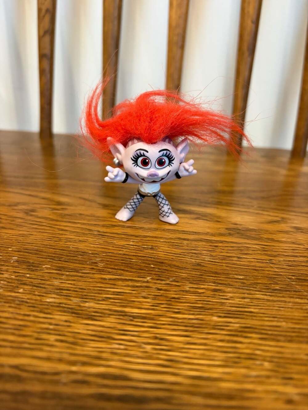DreamWorks Trolls Barb Rocker Mini Figure with Red Hair